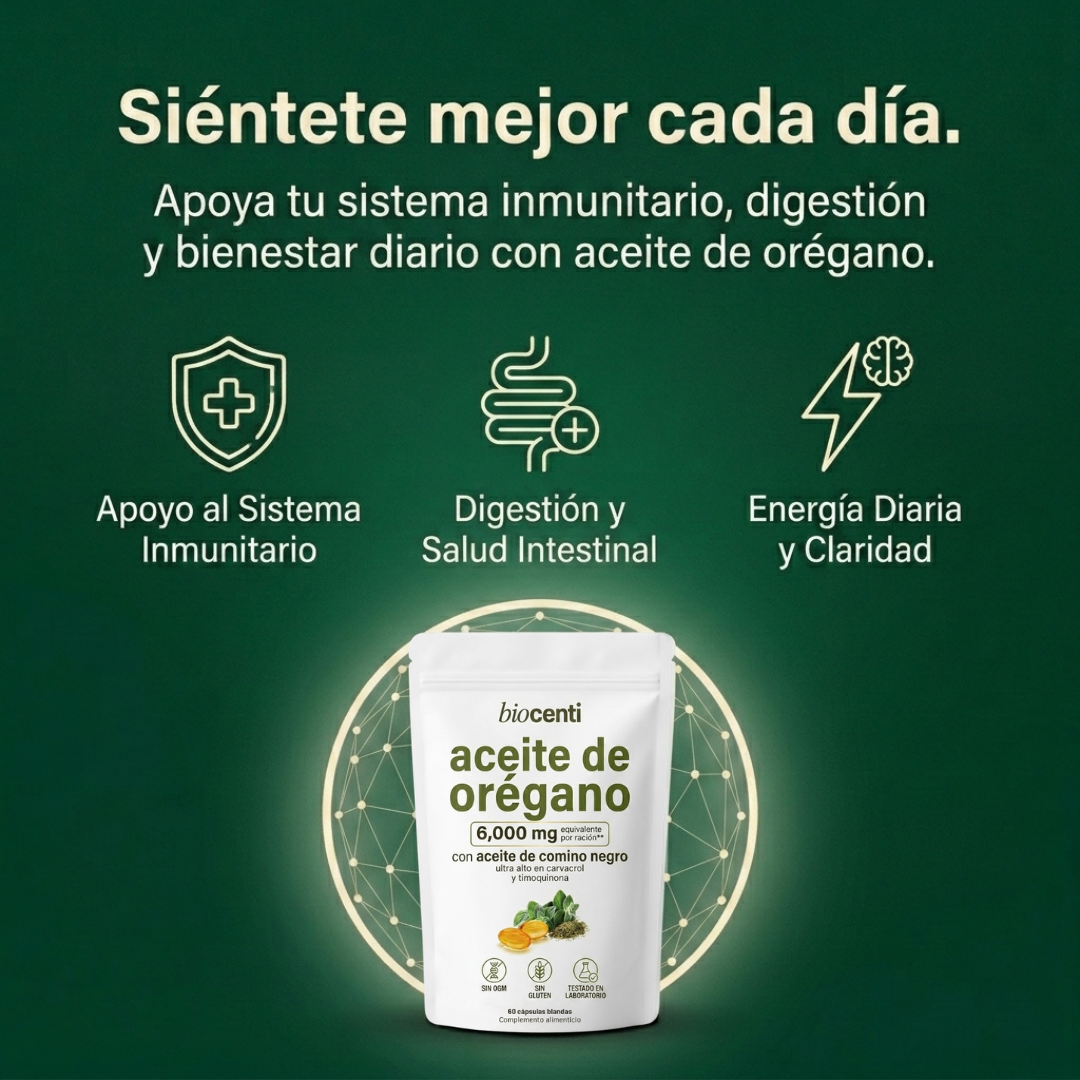 Aceite de Orégano en Cápsulas Blandas