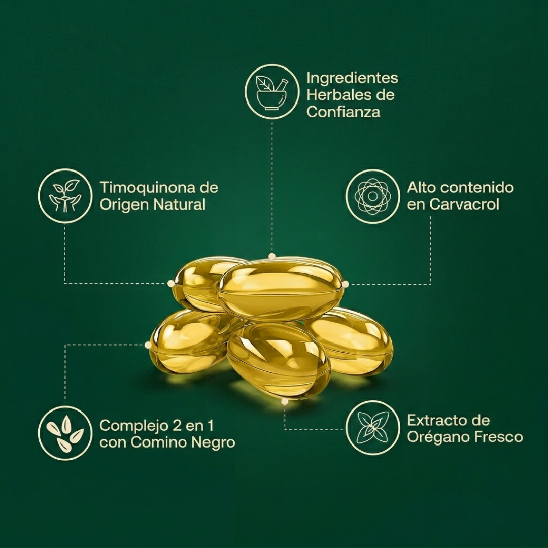 Aceite de Orégano en Cápsulas Blandas