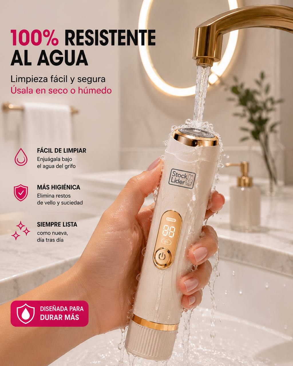 SIEMPRE LISTA PARA LUCIR PIEL PERFECTA, ESTÉS DONDE ESTÉS