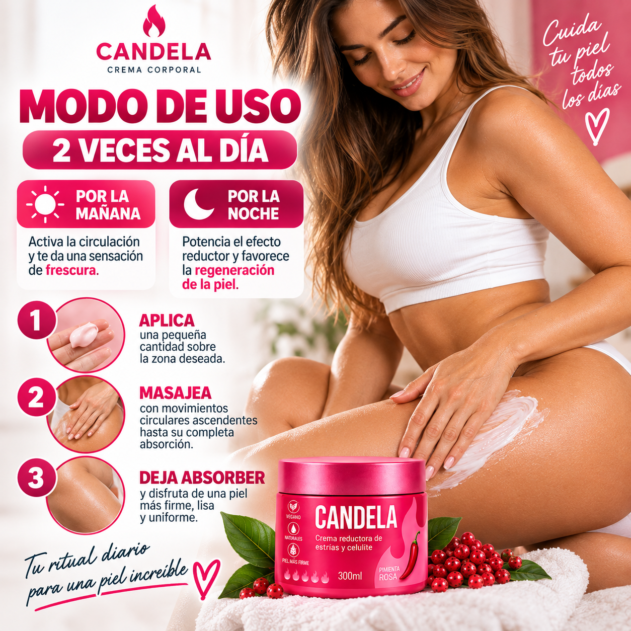 ¿CELULITIS, ESTRÍAS O PIEL CON ASPECTO POCO FIRME?