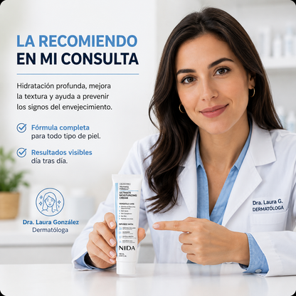 Crema Hidratante NIDA Nutrición Profunda y Piel Radiante