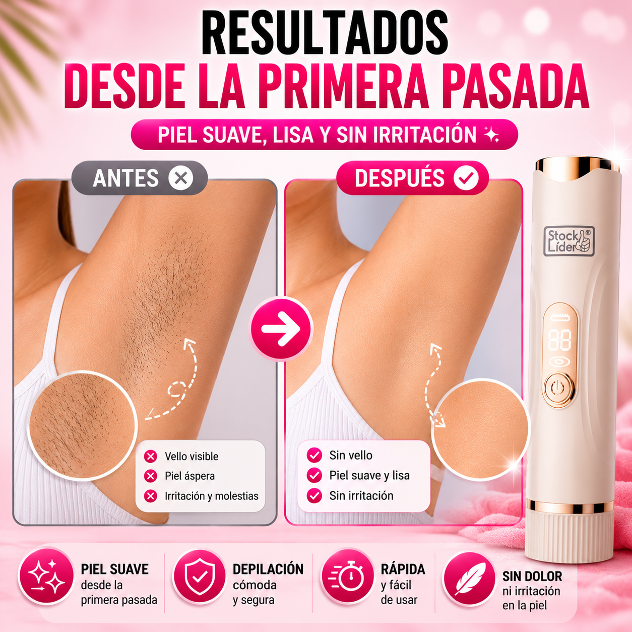 SIEMPRE LISTA PARA LUCIR PIEL PERFECTA, ESTÉS DONDE ESTÉS