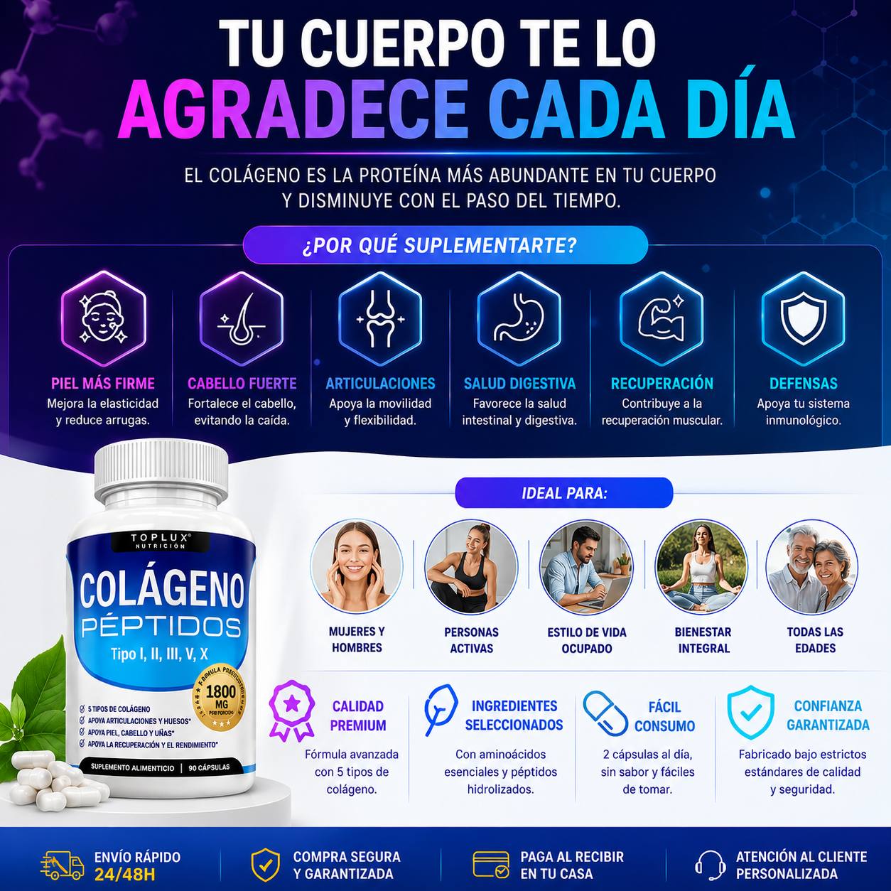 Mucho Más Que Colágeno | Belleza, Fuerza y Bienestar Desde Dentro