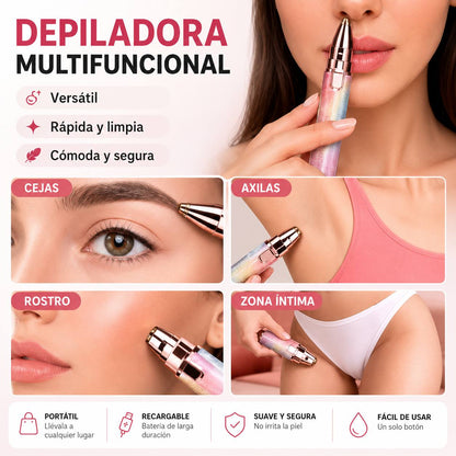 Depilador Eléctrico | Recargable y Portátil