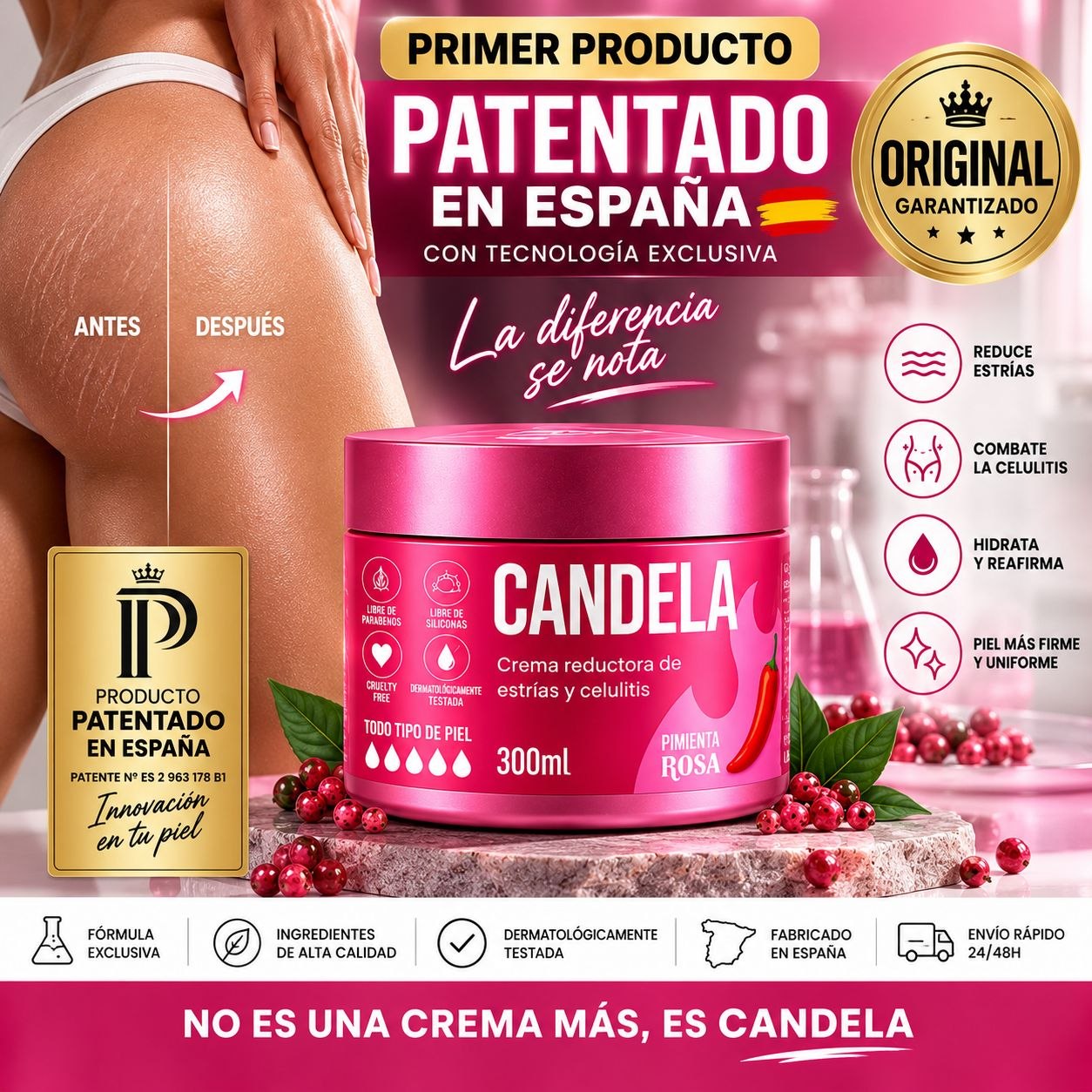 ¿CELULITIS, ESTRÍAS O PIEL CON ASPECTO POCO FIRME?