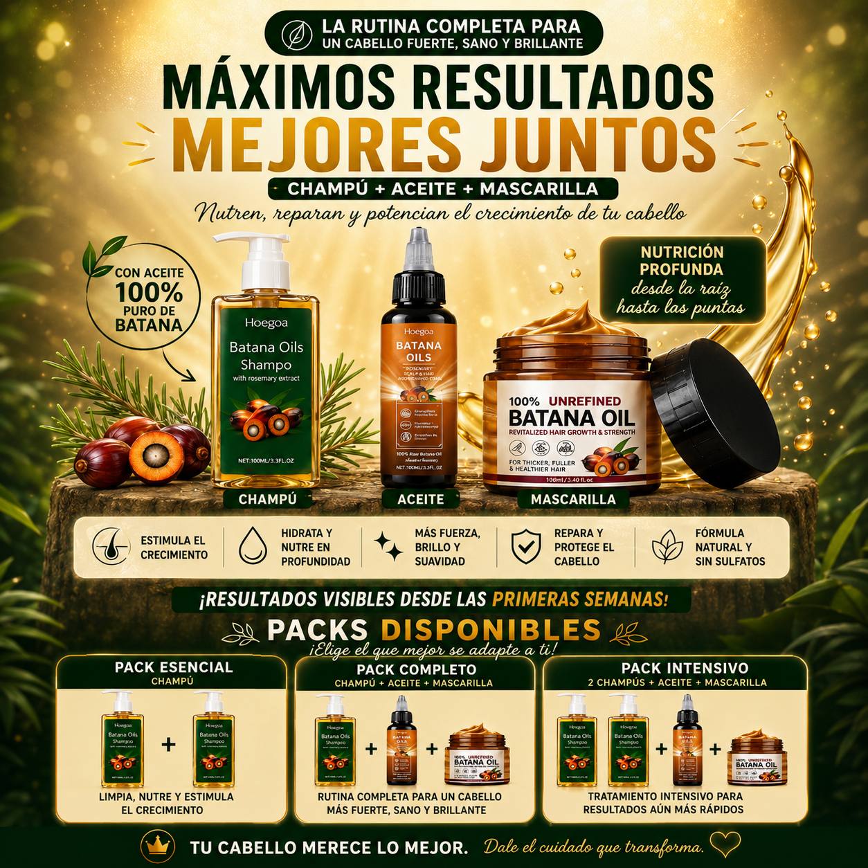 ¿ TU CABELLO ESTÁ APAGADO, SECO Y CADA VEZ MÁS FRÁGIL ?