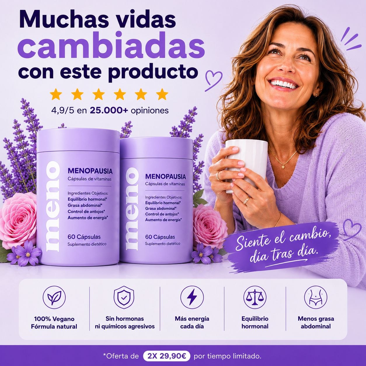 ¡¡ ADIÓS A LOS SÍNTOMAS DE LA MENOPAUSIA !!