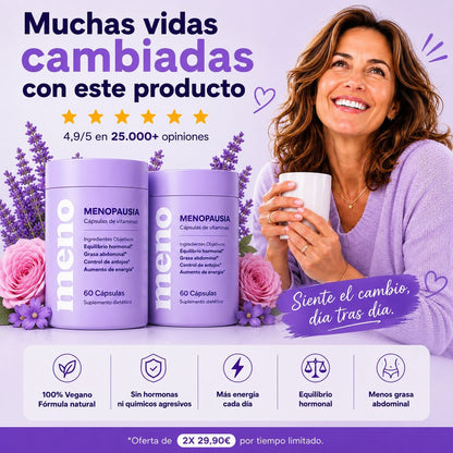 ¡¡ ADIÓS A LOS SÍNTOMAS DE LA MENOPAUSIA !!