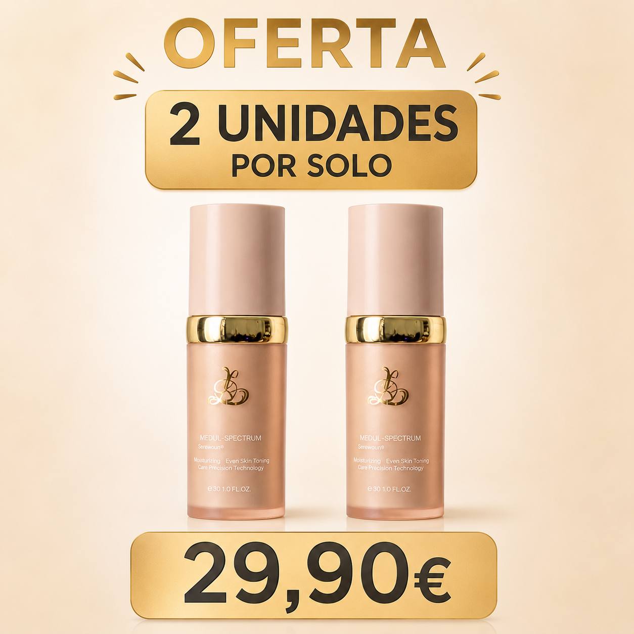 Base de Maquillaje 4 en 1 SPF50+ Larga Duración Waterproof