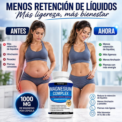 Magnesium Complex 8 en 1 Renueva y Siente tu Energía  1000mg