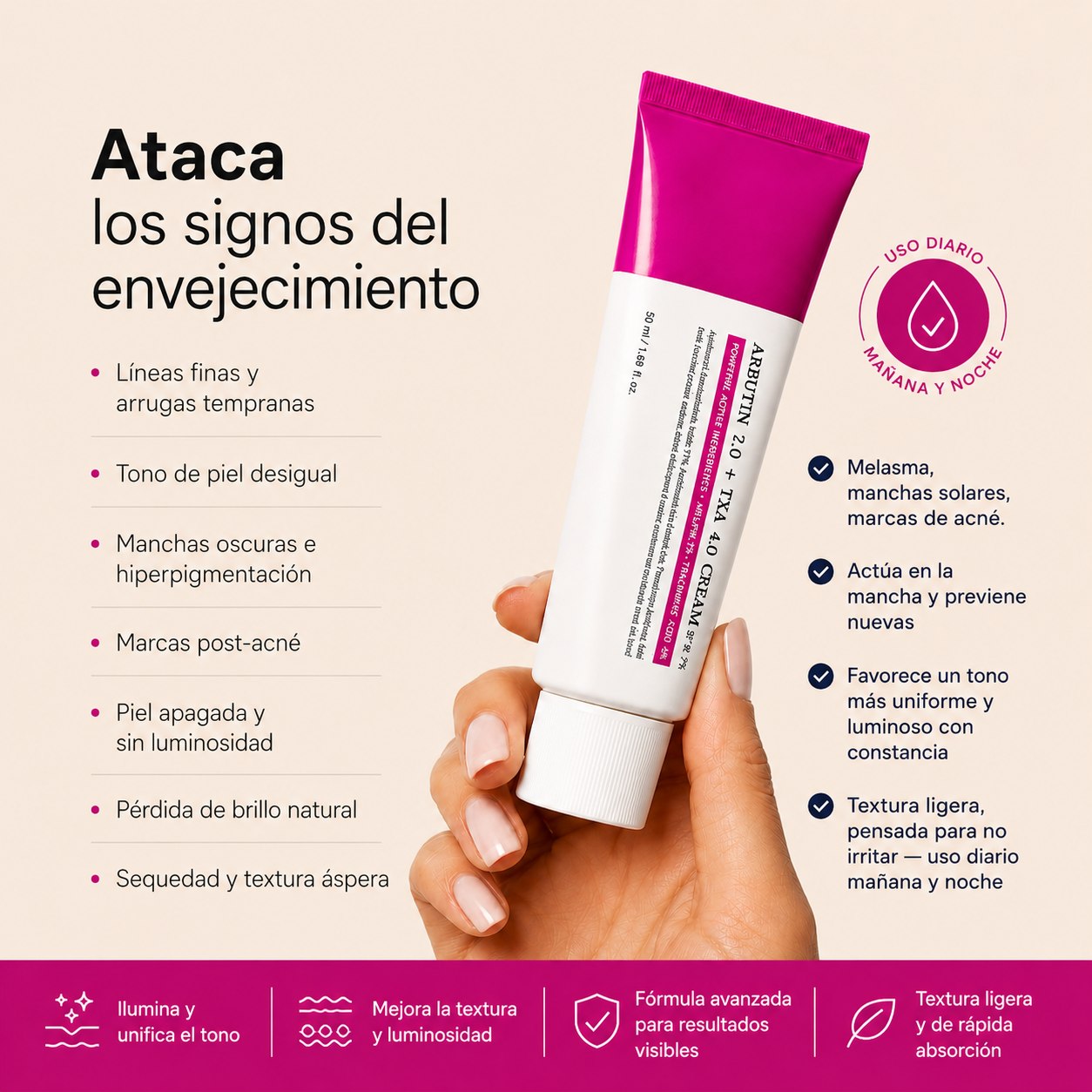 Arbutina | El Tratamiento Antimanchas de Doble Acción